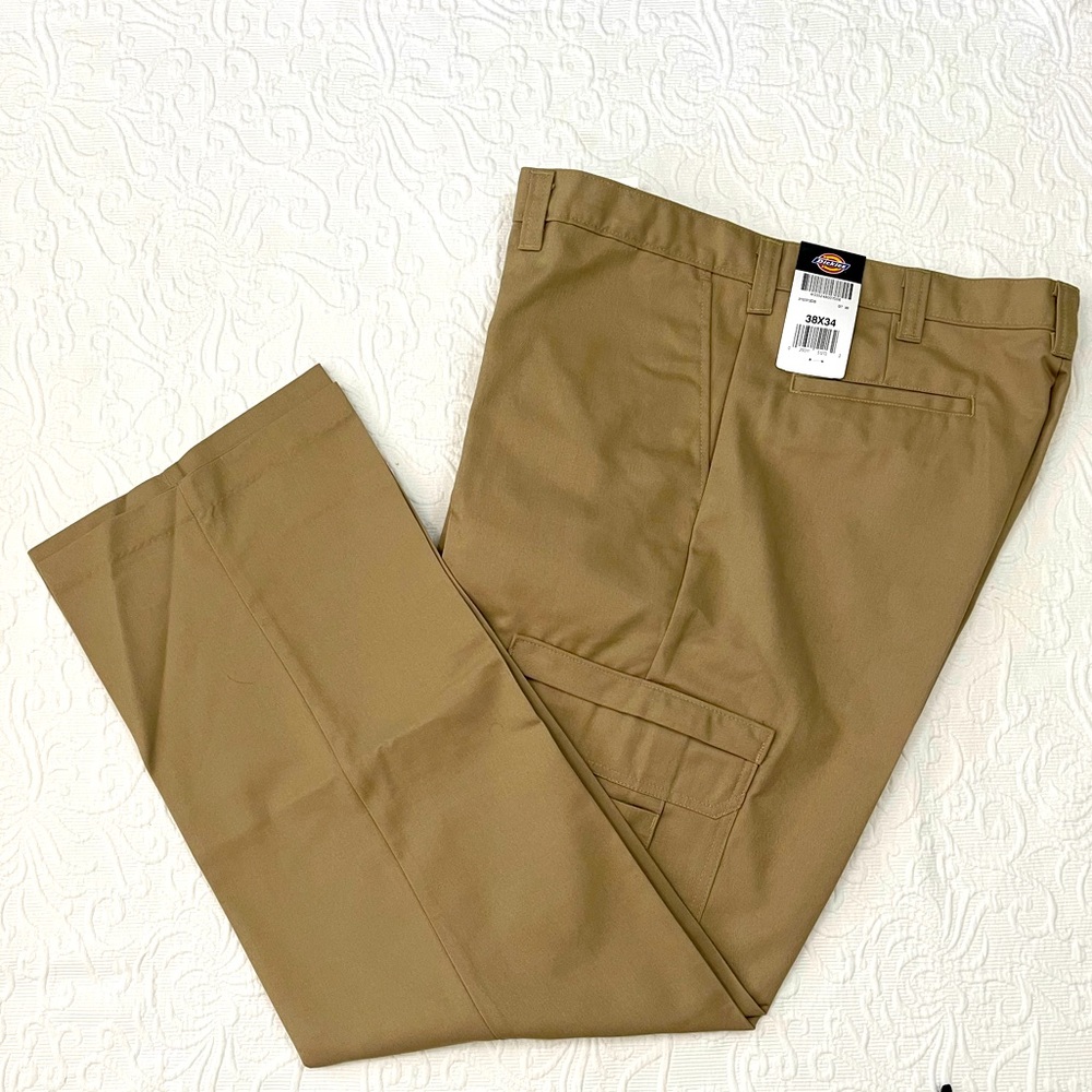 Dickies Men's Khaki Cargo Pants